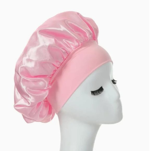 Women Give Yourself An Edge In Satiny Bonnets for Sleeping Green Band - Picture 4 of 4